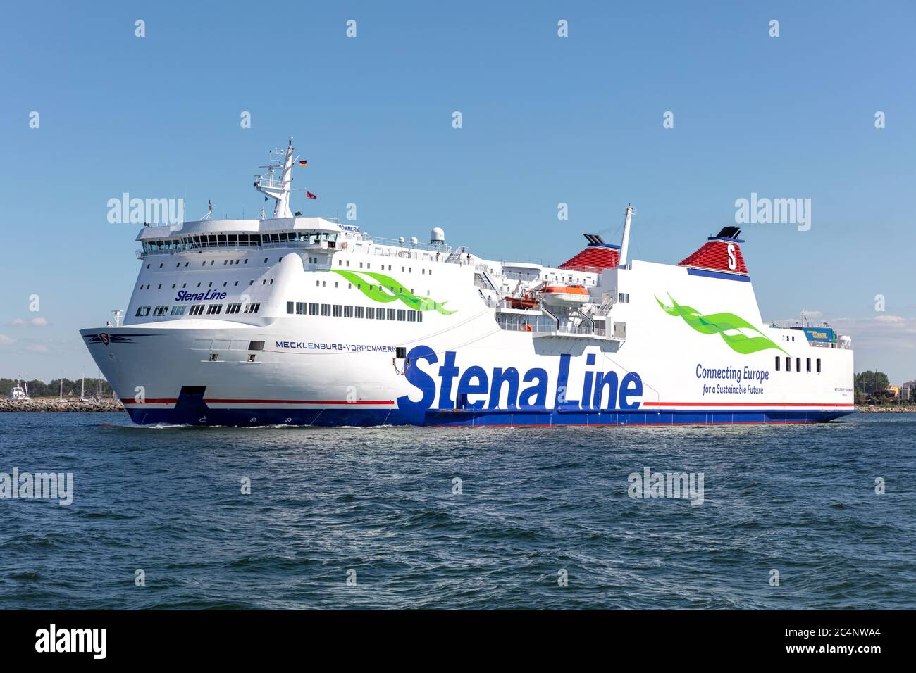 Stena Line ferry MECKLENBURG-VORPOMMERN aller Rostock. Banque D'Images