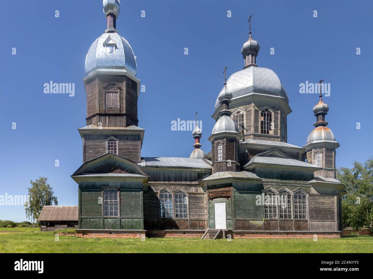 L'ancien vieux croyants orthodoxes ' église en bois. Banque D'Images