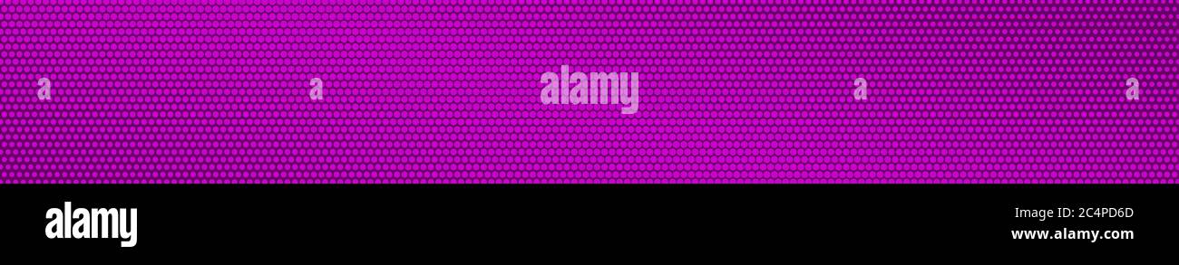 Bannière horizontale de dégradé de demi-teinte abstraite en violet Illustration de Vecteur