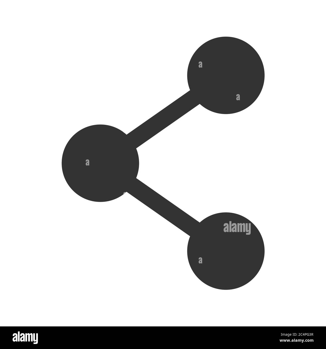Partager cliquez sur le bouton icône Internet isolée. Bannière d'illustration vectorielle . Illustration de Vecteur