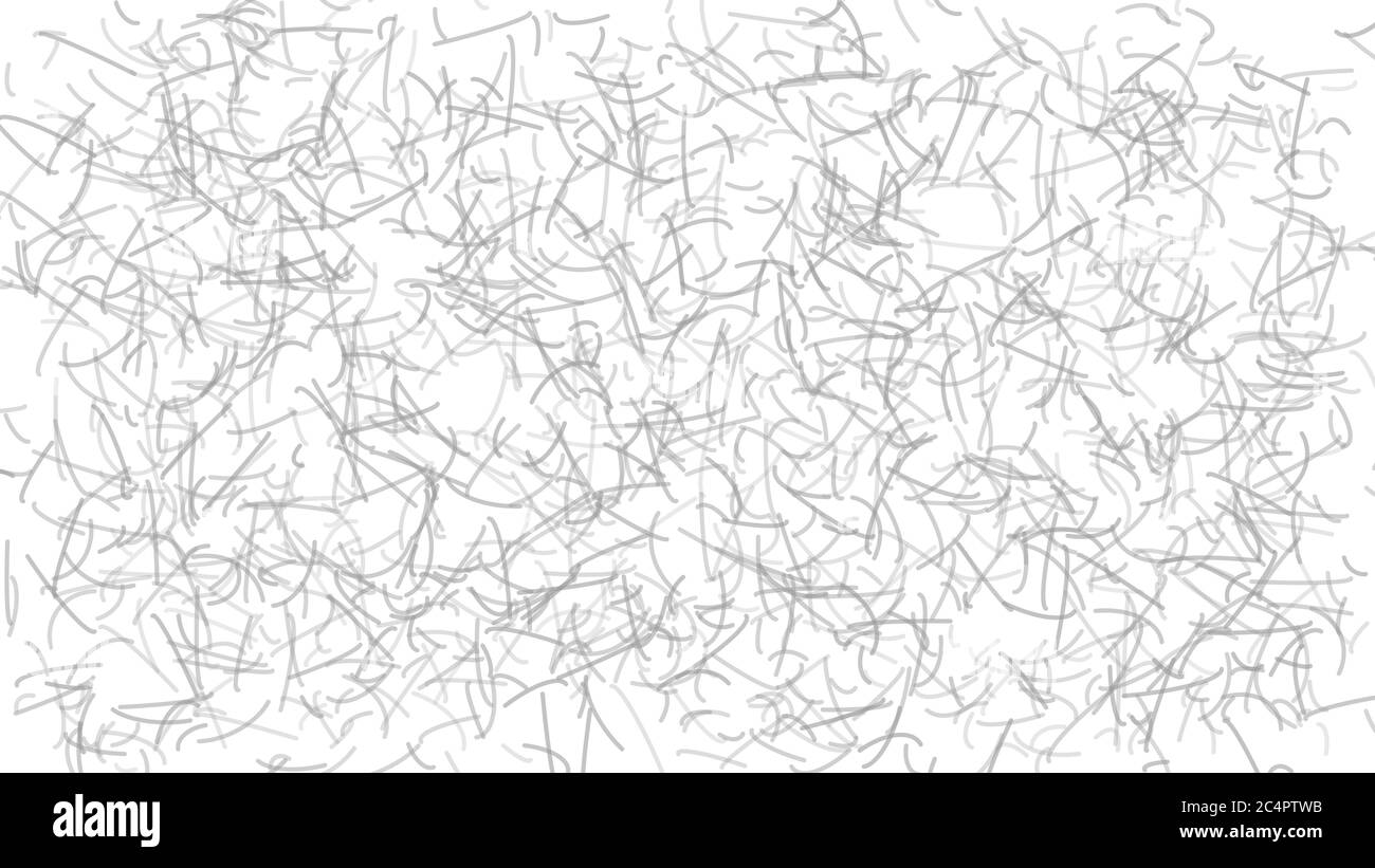Arrière-plan abstrait de courbes ou de rayures, gris sur blanc Illustration de Vecteur