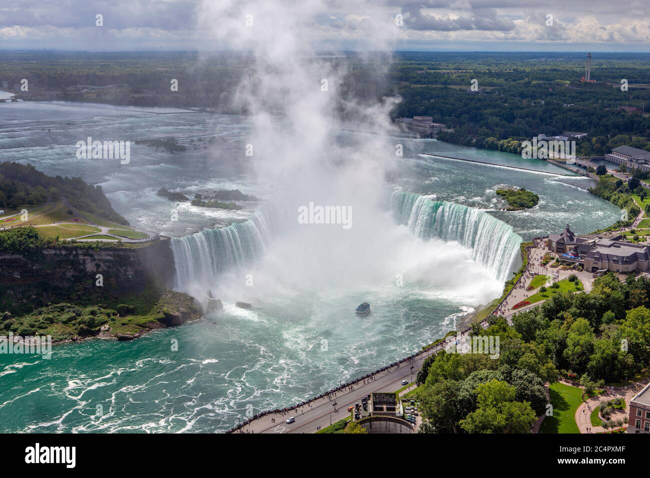 Chutes Niagara, Niagara Falls, sud de l'Ontario, Canada Banque D'Images