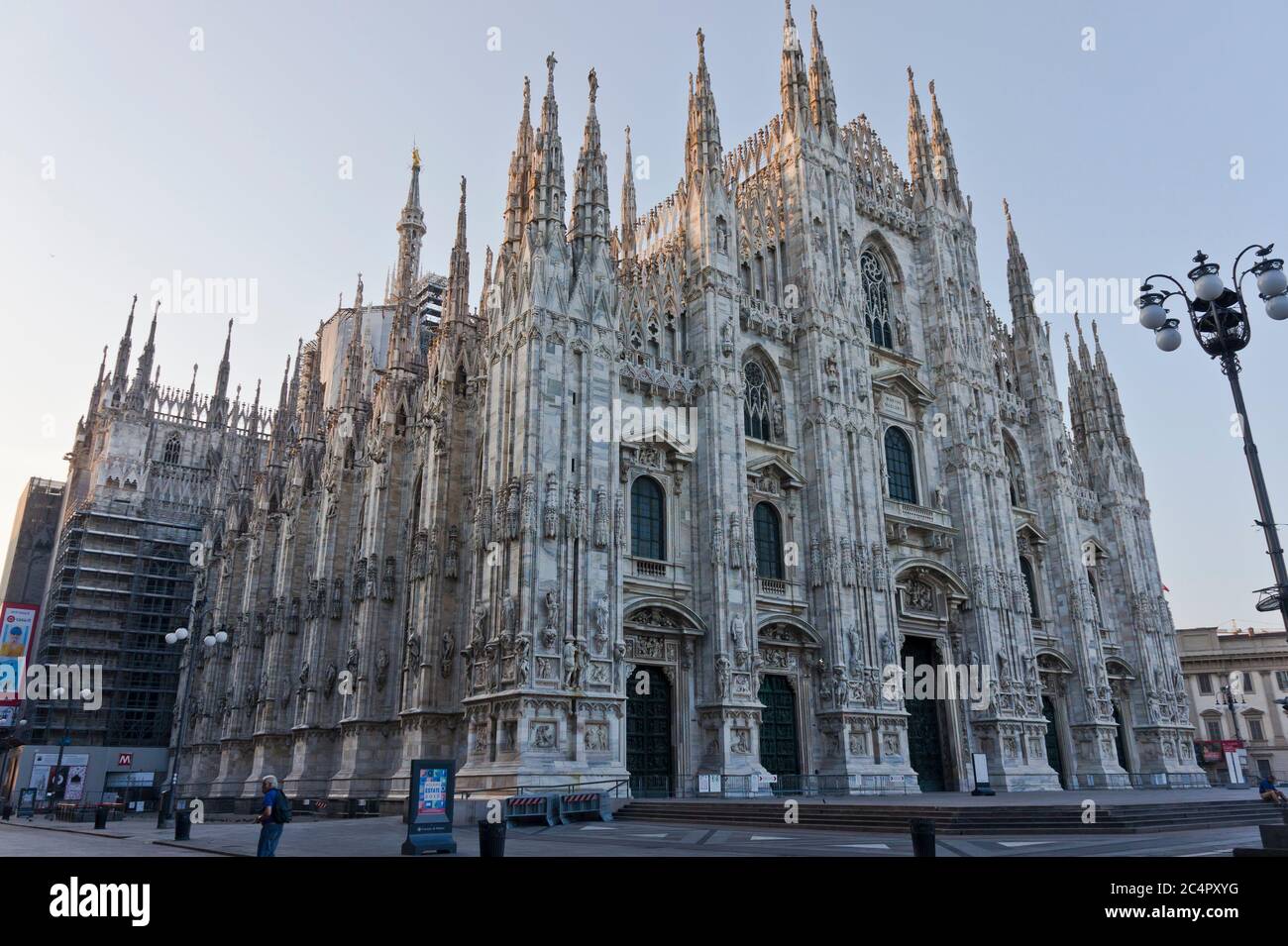 Cathédrale de Milan, Milan, Lombardie, Italie Banque D'Images