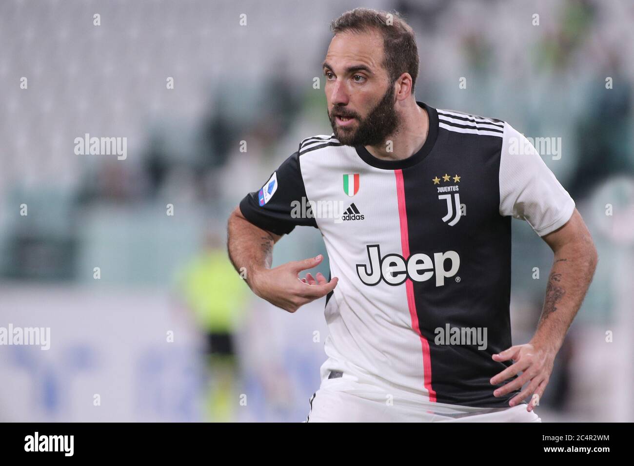 21 gonzalo higuain (juventus) pendant Juventus vs Lecce au stade Allianz, Turin, Italie, 26 juin 2020zdf Banque D'Images