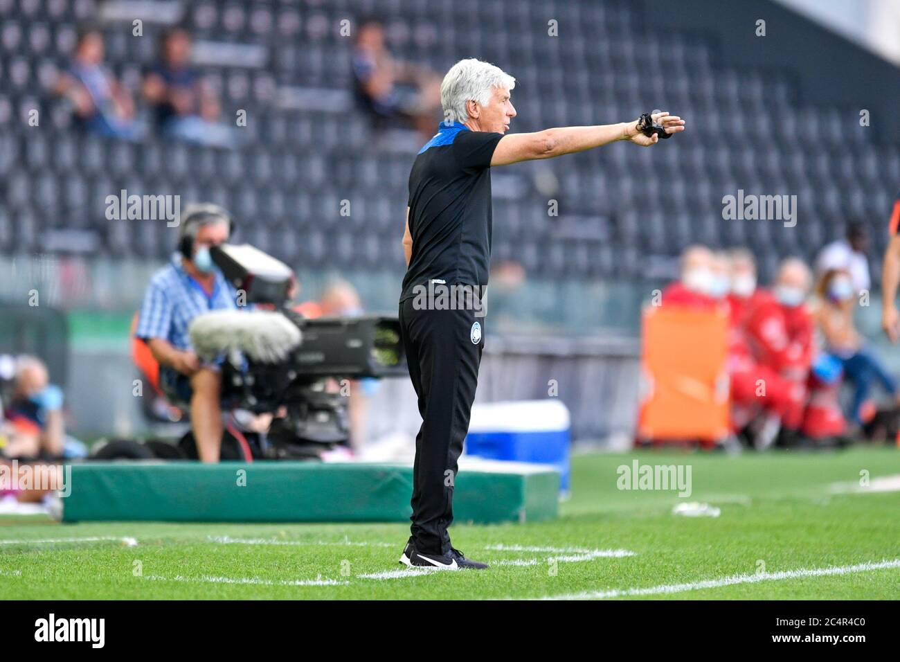 Udine, Italie. udine 2020, Italie, Stade Dacia Arena, 28 juin 2020, Gian Piero Gasperini (entraîneur Atalanta BC) pendant - - crédit: LM/Alessio Marini crédit: Alessio Marini/LPS/ZUMA Wire/Alay Live News Banque D'Images