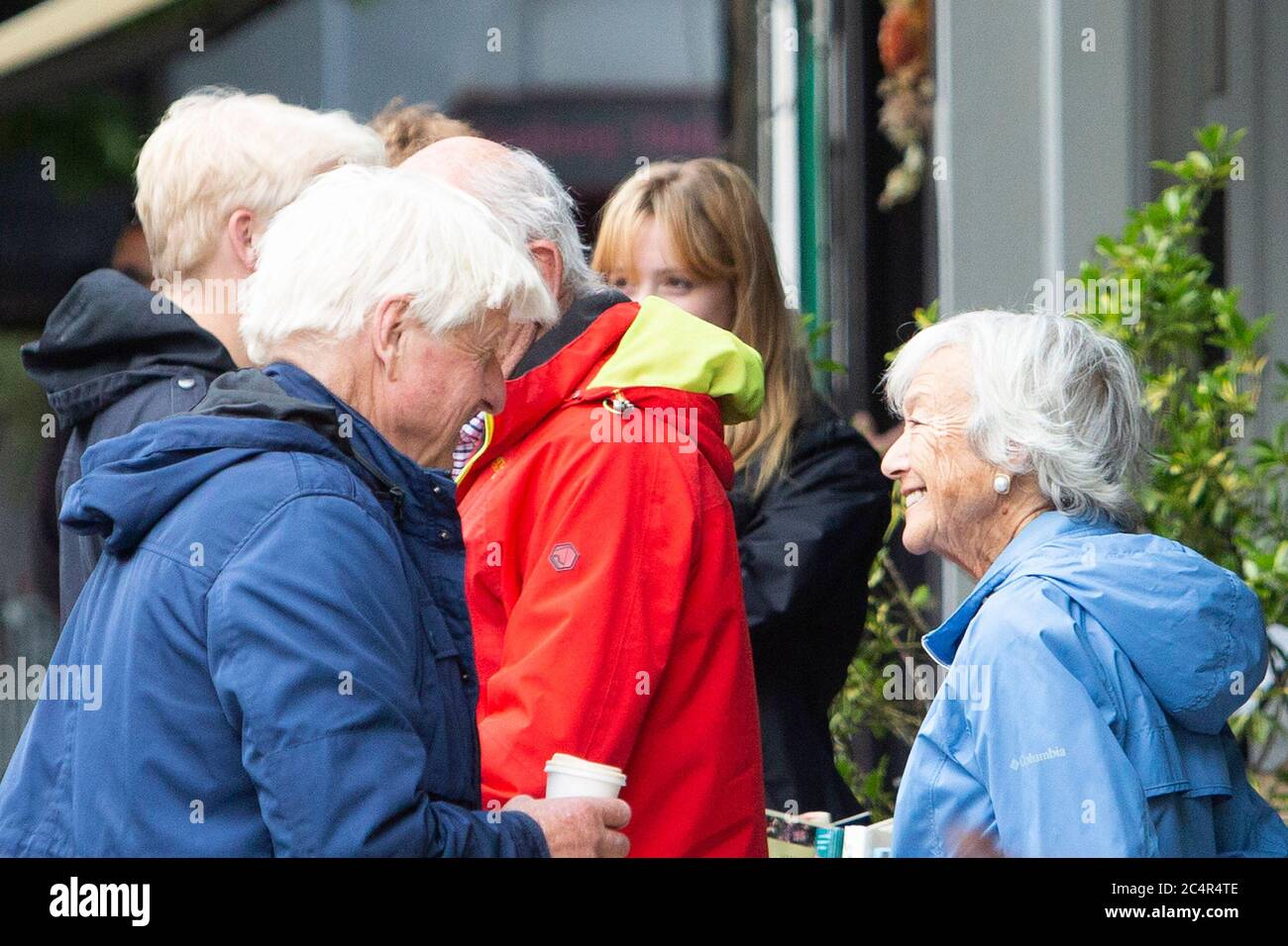 Stanley et JO Johnson ensemble Banque D'Images