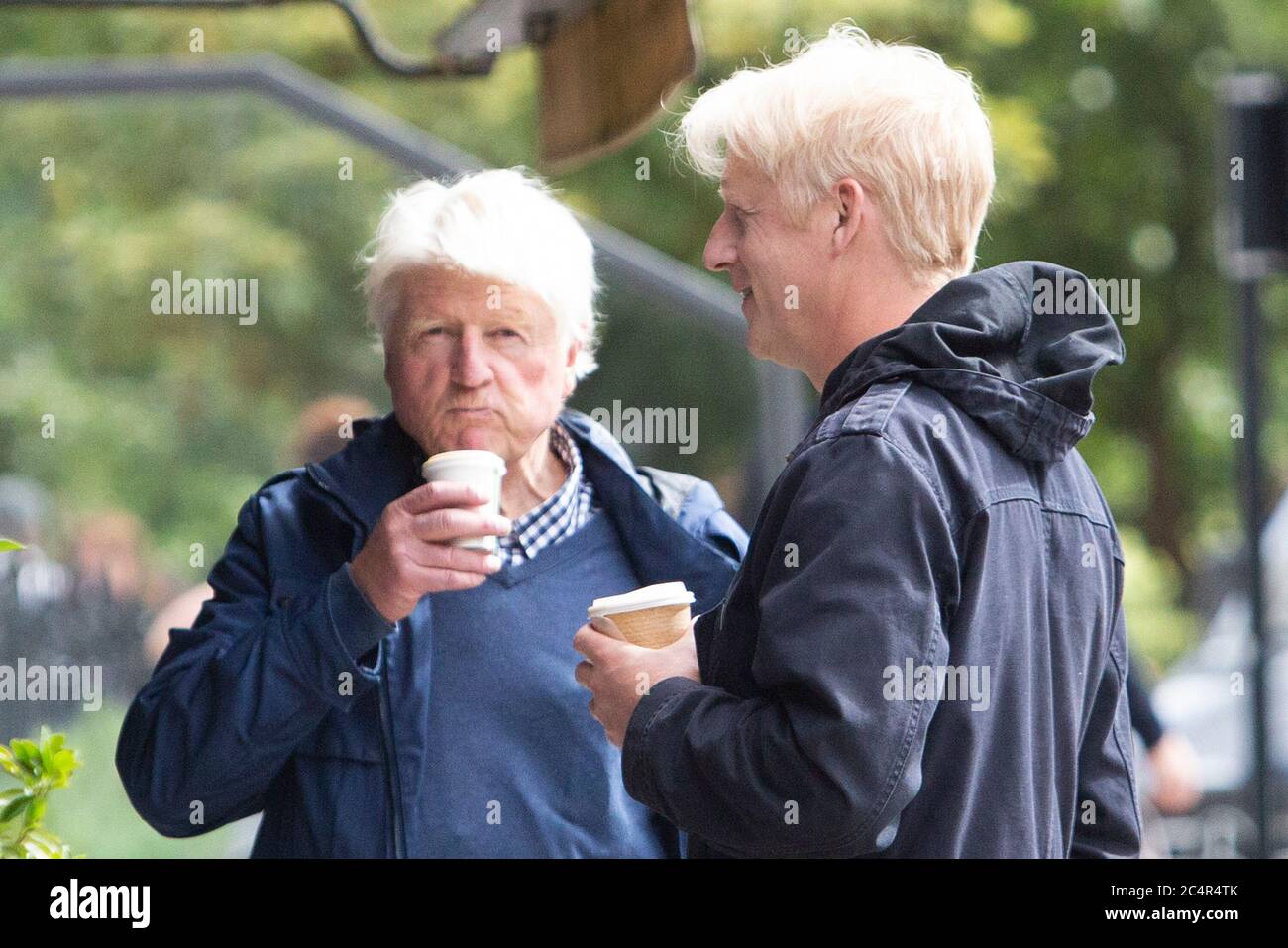 Stanley et JO Johnson ensemble Banque D'Images
