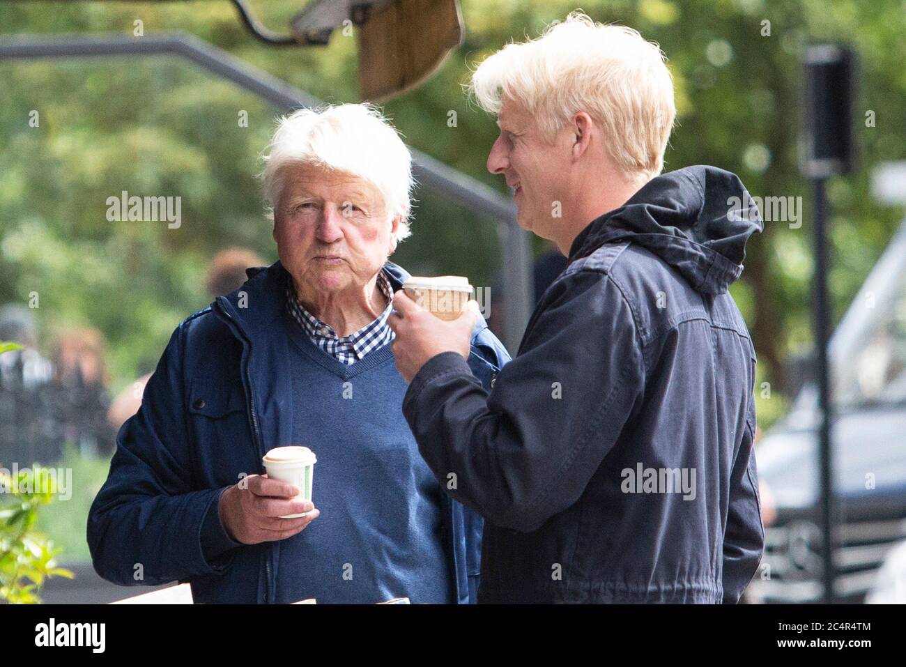 Stanley et JO Johnson ensemble Banque D'Images