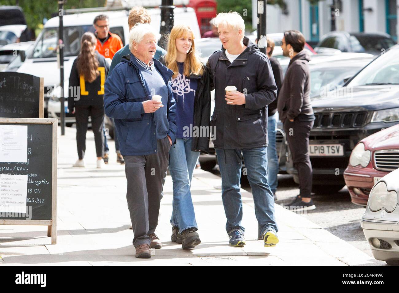 Stanley et JO Johnson ensemble Banque D'Images