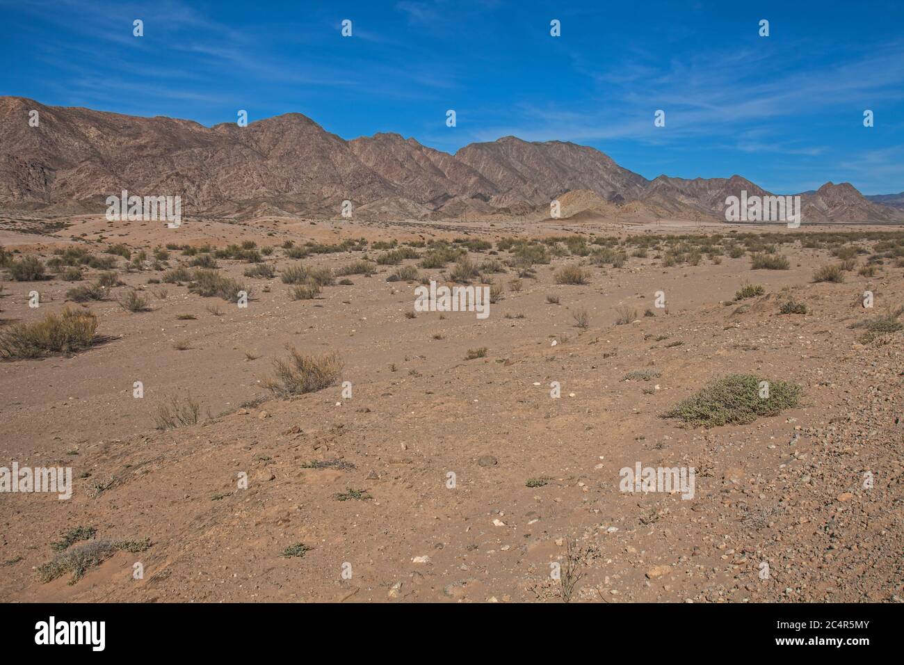 Scène de montagne du désert dans le parc national de Richtersveld 3811 Banque D'Images