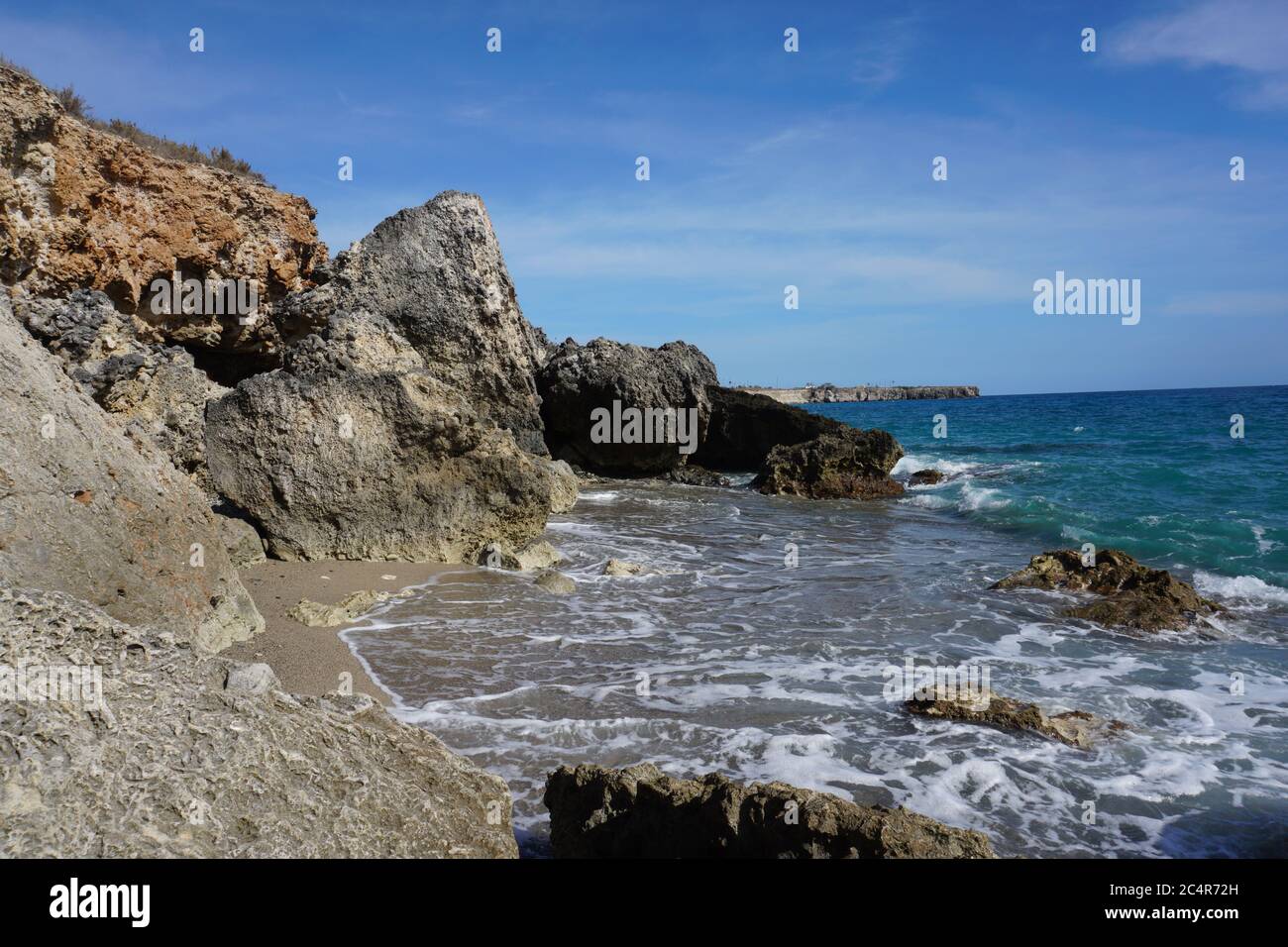 Plage de verre Banque D'Images