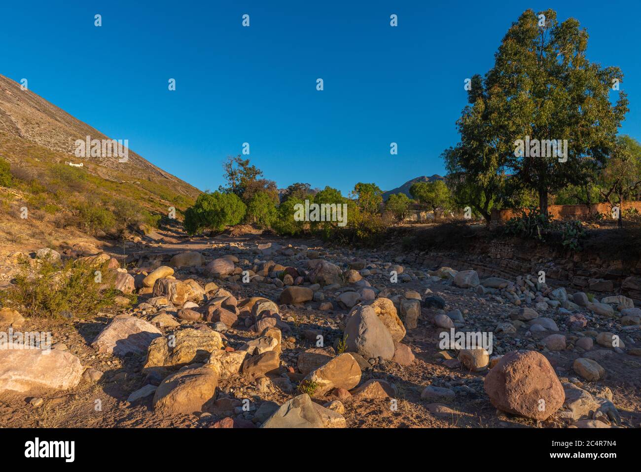 Route dans la rivière sèche Torotoro, Parque Nacional Tototoro, Parc National Torotoro, Departamento Potosí, Village de Torotoro, Bolivie, Amérique latine Banque D'Images