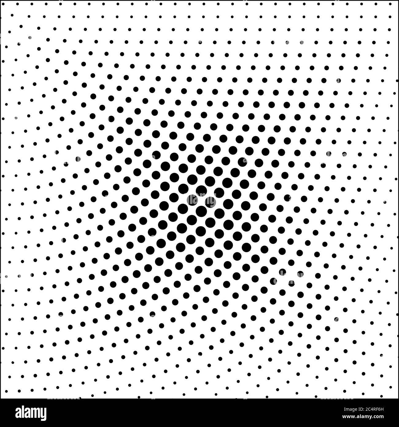 Arrière-plan en pointillés demi-tons. Motif vectoriel d'effet demi-ton. Points circulaires isolés sur fond blanc. Illustration de Vecteur