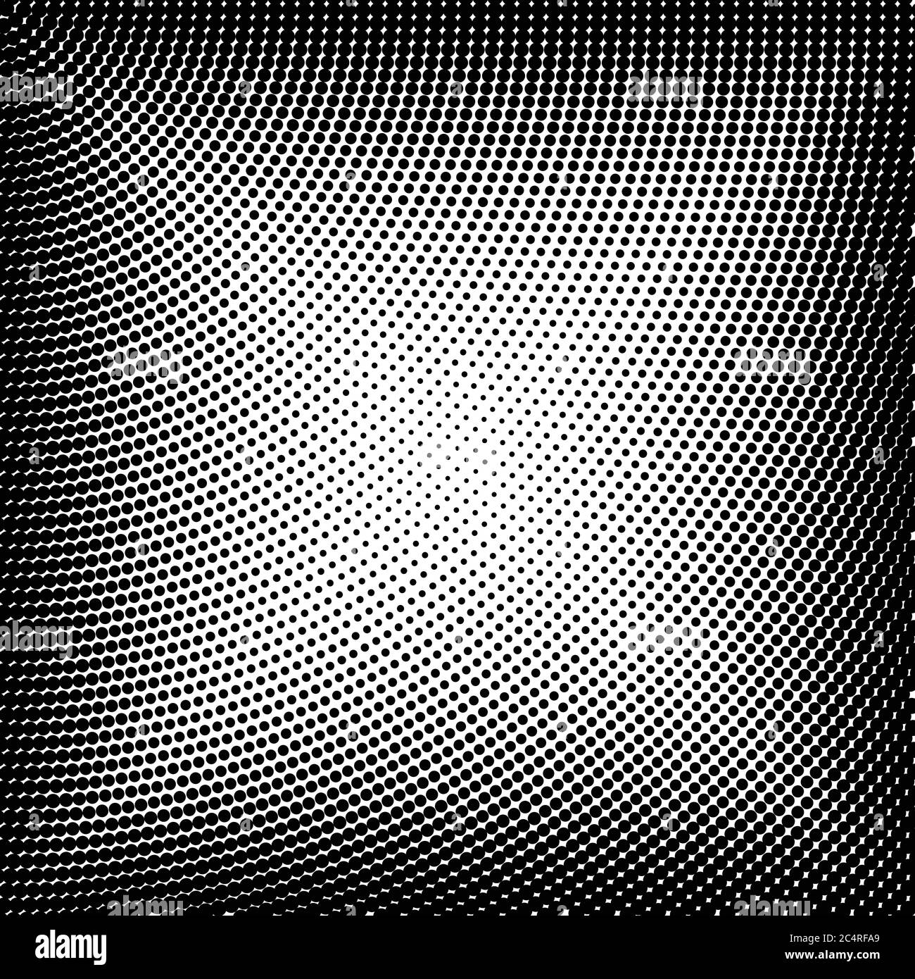 Arrière-plan en pointillés demi-tons. Motif vectoriel d'effet demi-ton. Points circulaires isolés sur fond blanc. Illustration de Vecteur