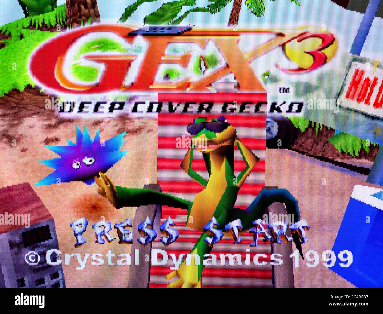 Gex 3 Deep Cover Gecko - Sony PlayStation 1 PS1 PSX - usage éditorial  uniquement Photo Stock - Alamy