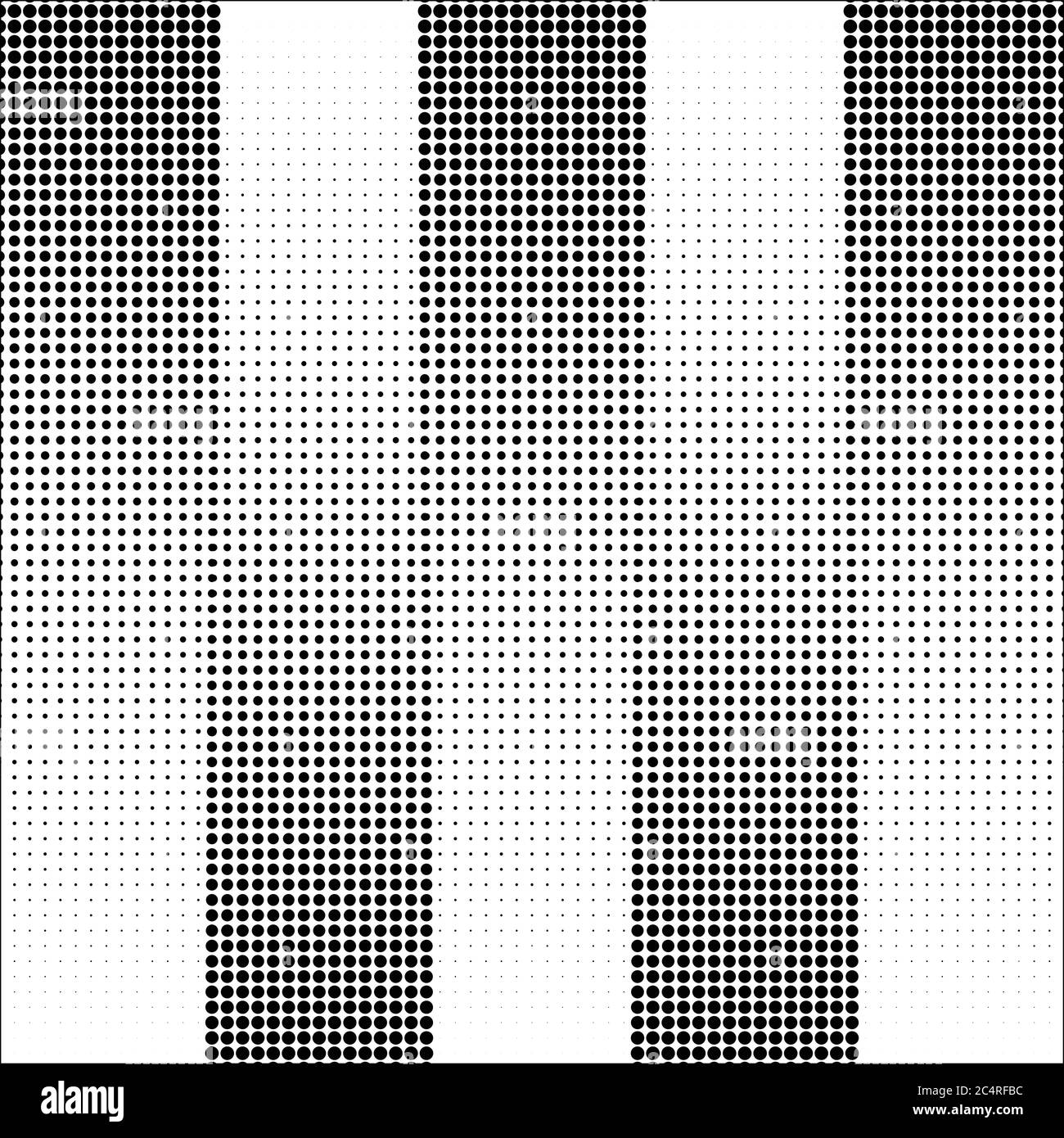 Arrière-plan en pointillés demi-tons. Motif vectoriel d'effet demi-ton. Points circulaires isolés sur fond blanc. Illustration de Vecteur