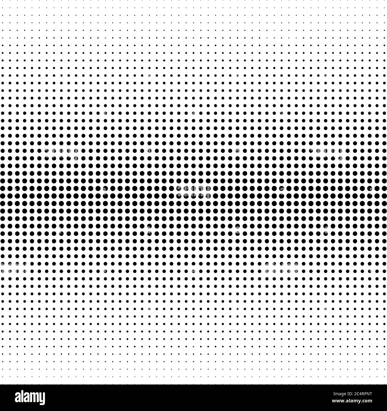 Arrière-plan en pointillés demi-tons. Motif vectoriel d'effet demi-ton. Points circulaires isolés sur fond blanc. Illustration de Vecteur