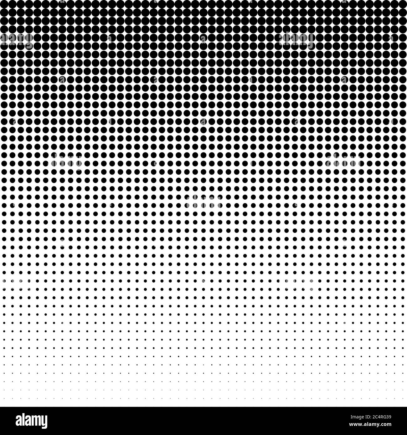 Arrière-plan en pointillés demi-tons. Motif vectoriel d'effet demi-ton. Points circulaires isolés sur fond blanc. Illustration de Vecteur