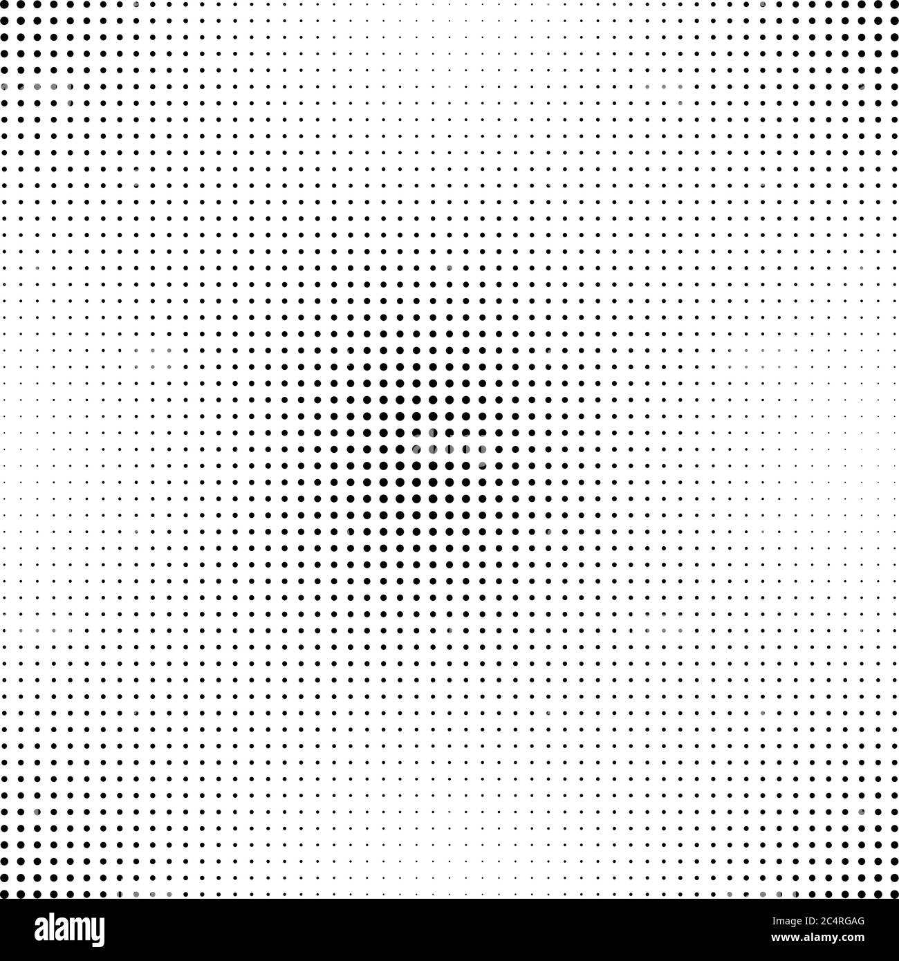 Arrière-plan en pointillés demi-tons. Motif vectoriel d'effet demi-ton. Points circulaires isolés sur fond blanc. Illustration de Vecteur