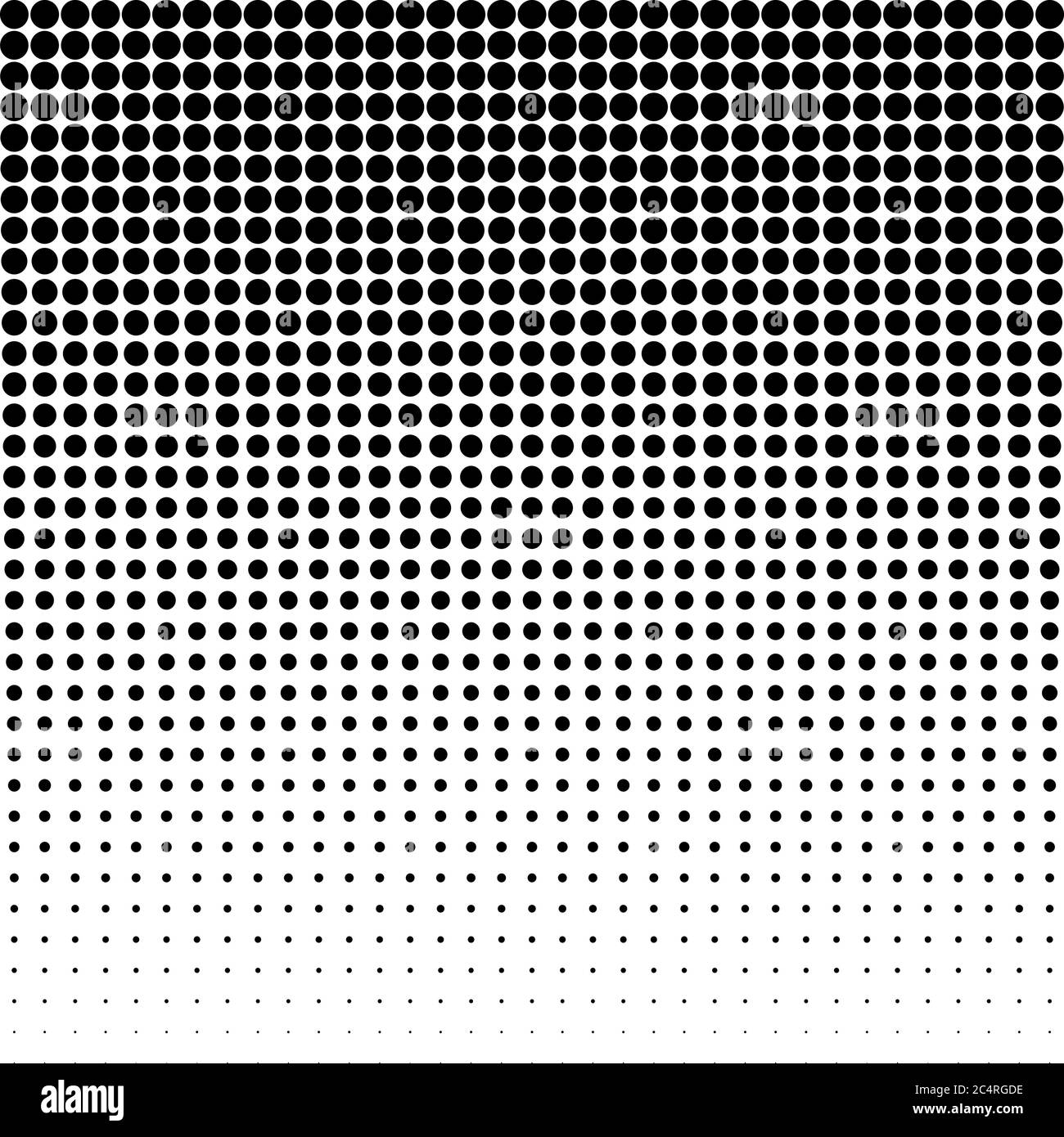 Arrière-plan en pointillés demi-tons. Motif vectoriel d'effet demi-ton. Points circulaires isolés sur fond blanc. Illustration de Vecteur