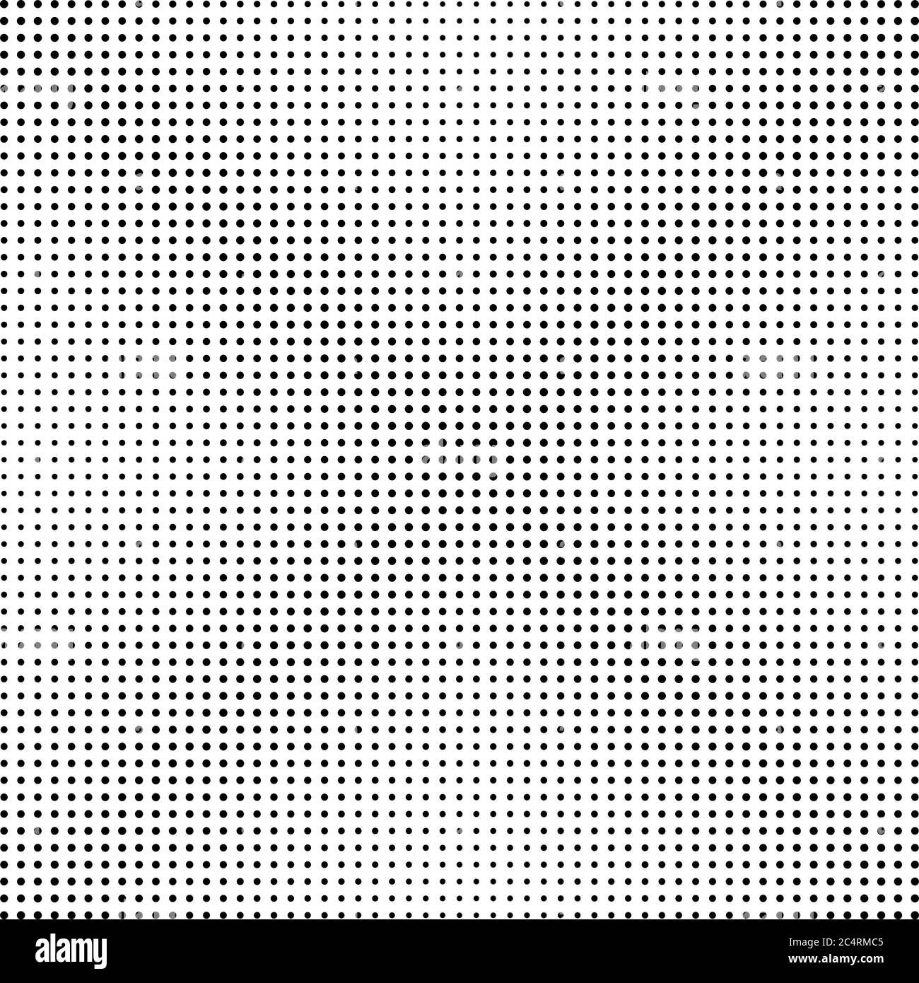 Arrière-plan en pointillés demi-tons. Motif vectoriel d'effet demi-ton. Points circulaires isolés sur fond blanc. Illustration de Vecteur