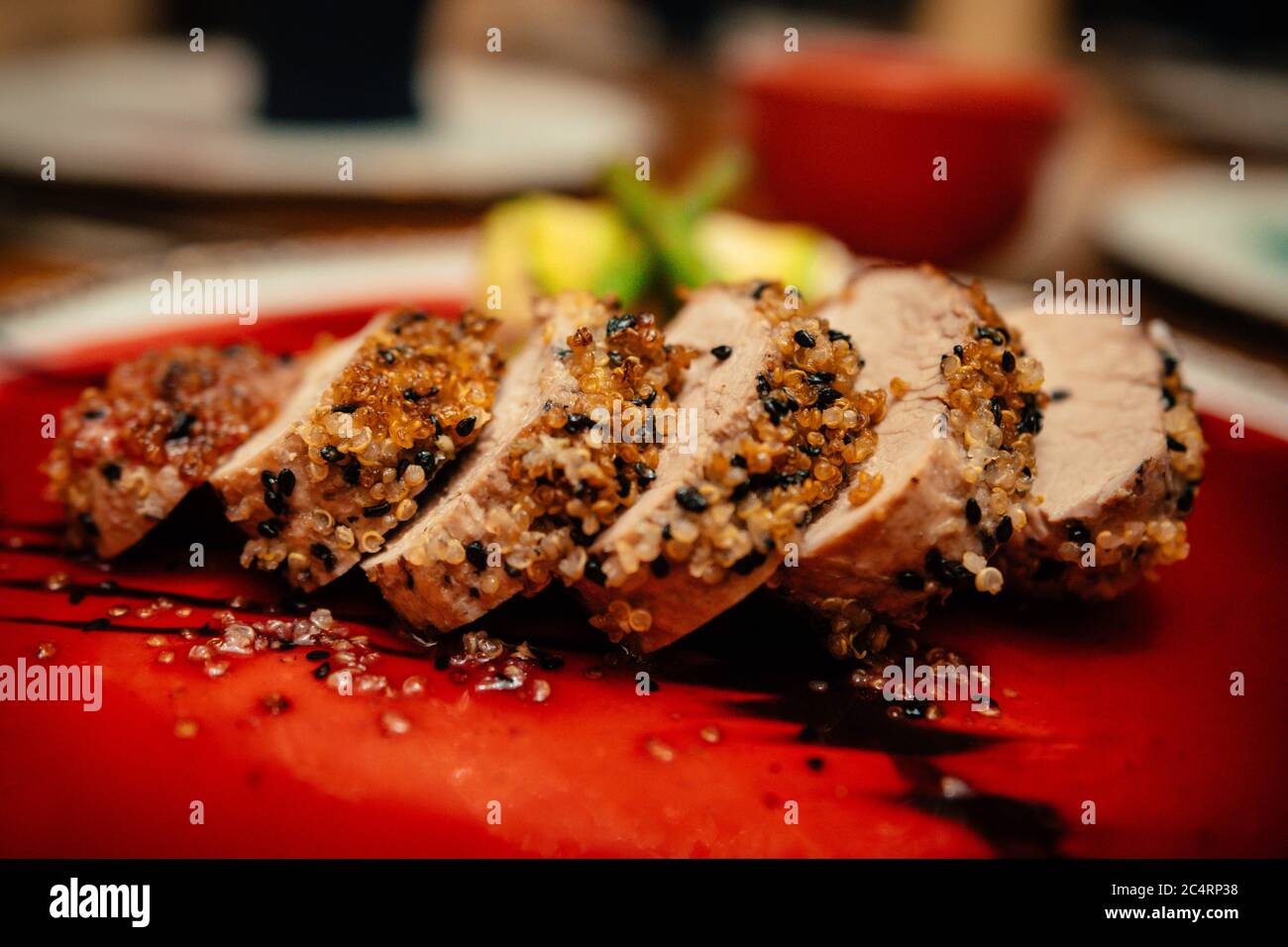 cuisine orientale, haute cuisine, cuisine de qualité, sushi gastronomique Banque D'Images