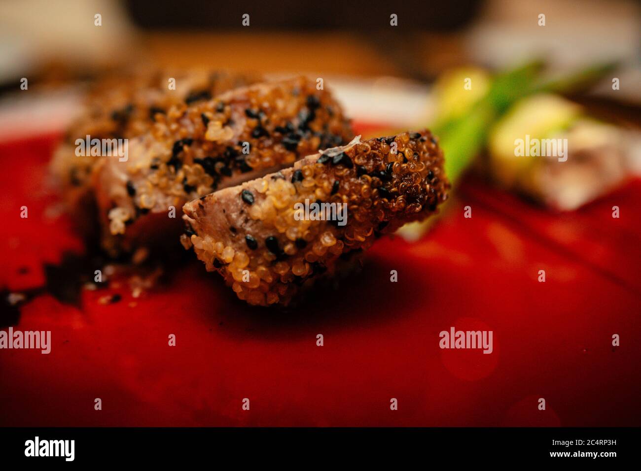 cuisine orientale, haute cuisine, cuisine de qualité, sushi gastronomique Banque D'Images