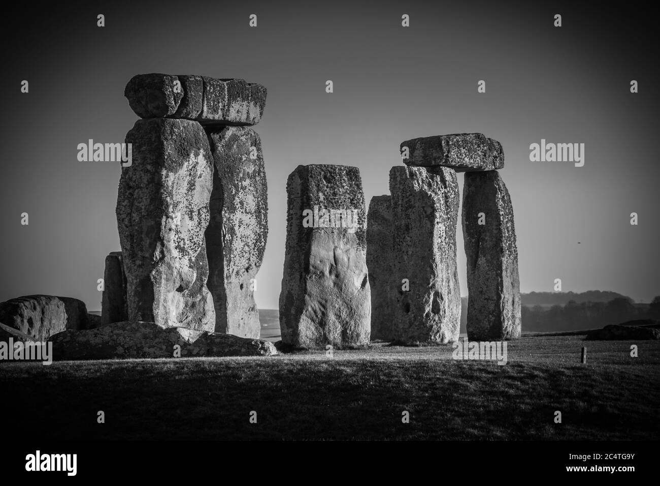 Stonehenge en Angleterre est un monument populaire Banque D'Images