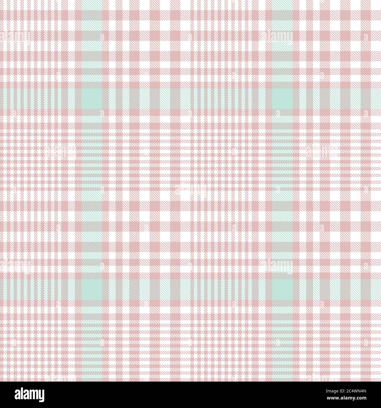 Motif texturé sans couture Glen Plaid rose adapté aux textiles et aux motifs de mode Banque D'Images