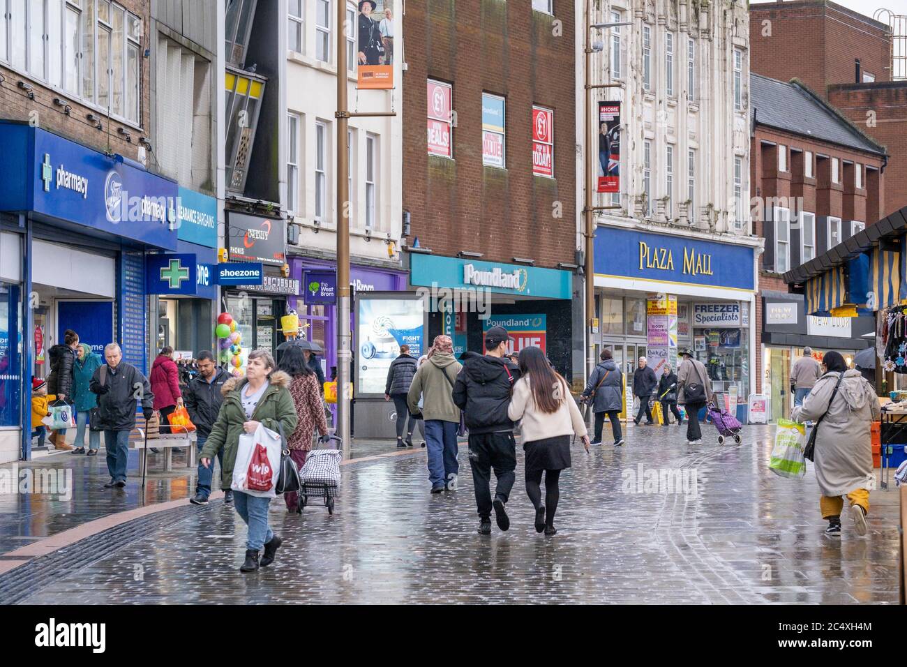 Centre-ville de Dudley. Banque D'Images