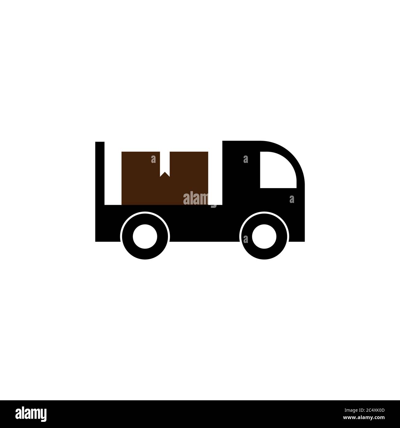 illustration du modèle de conception du vecteur pour camion utilitaire Illustration de Vecteur