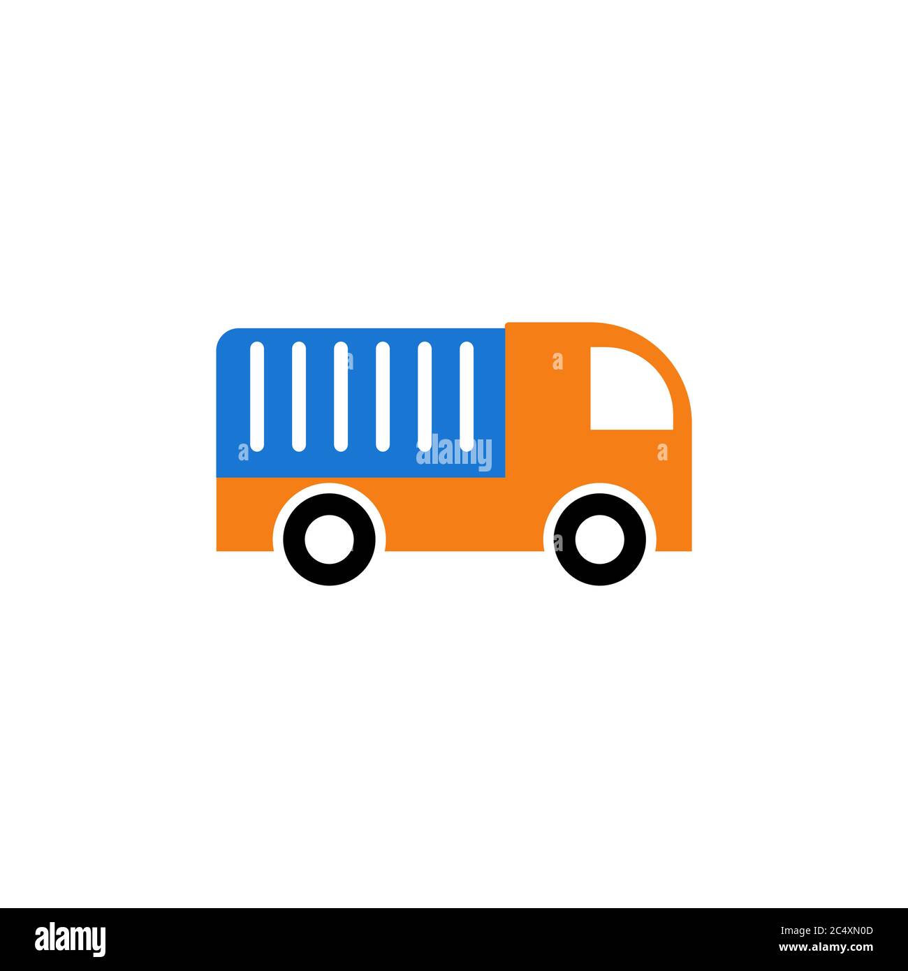 illustration du modèle de conception du vecteur pour camion utilitaire Illustration de Vecteur