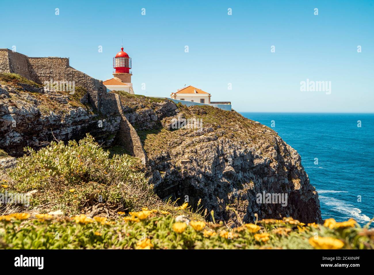 Phare du cap st vincent Banque de photographies et d’images à haute résolution Alamy