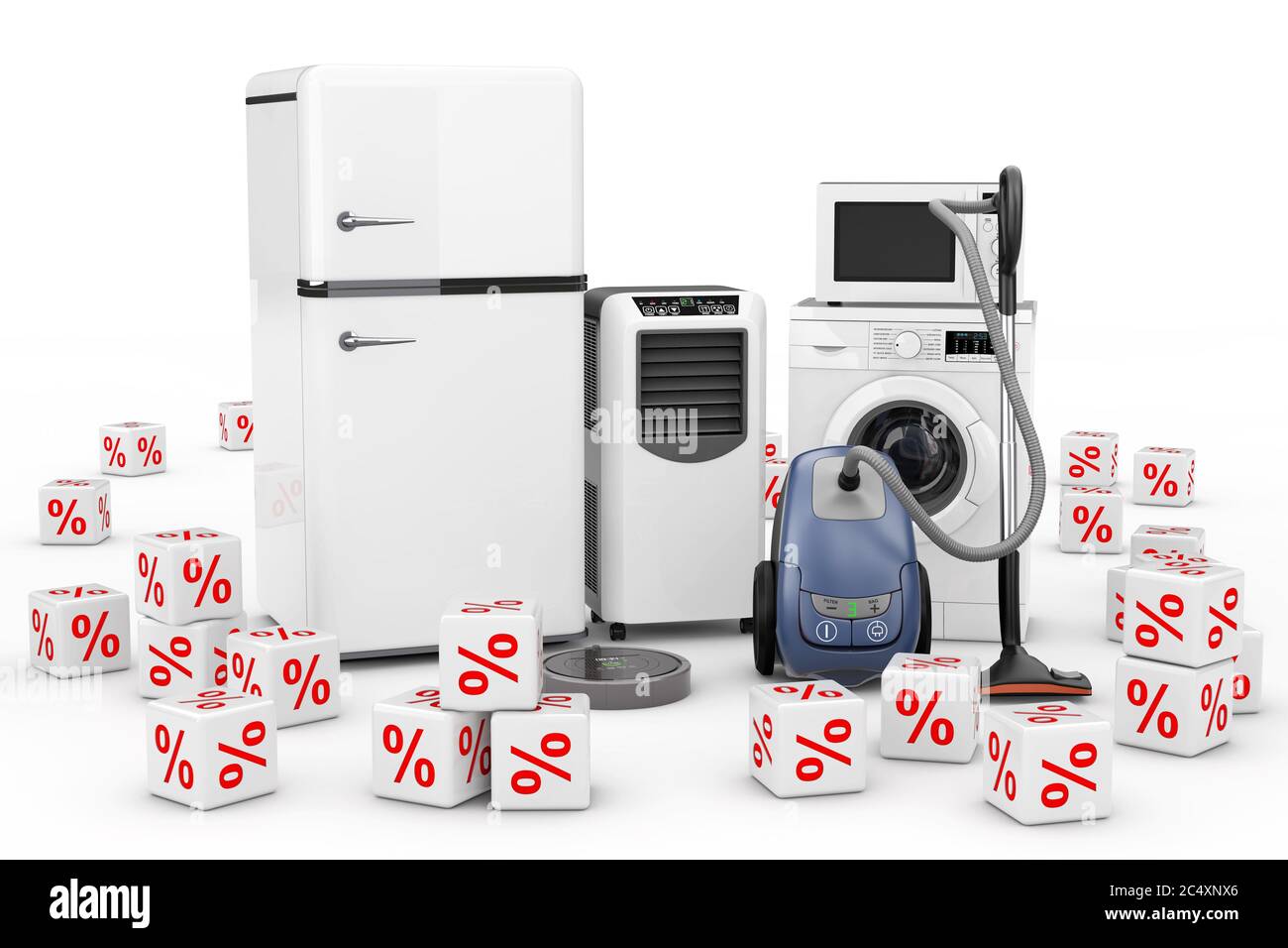 Advertising household appliances vacuum cleaner Banque d'images détourées -  Alamy