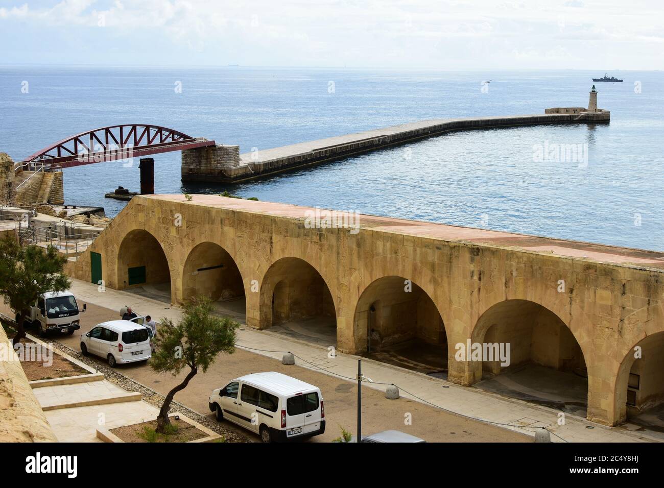 Fort St Elmo à la Valette, Malte Banque D'Images