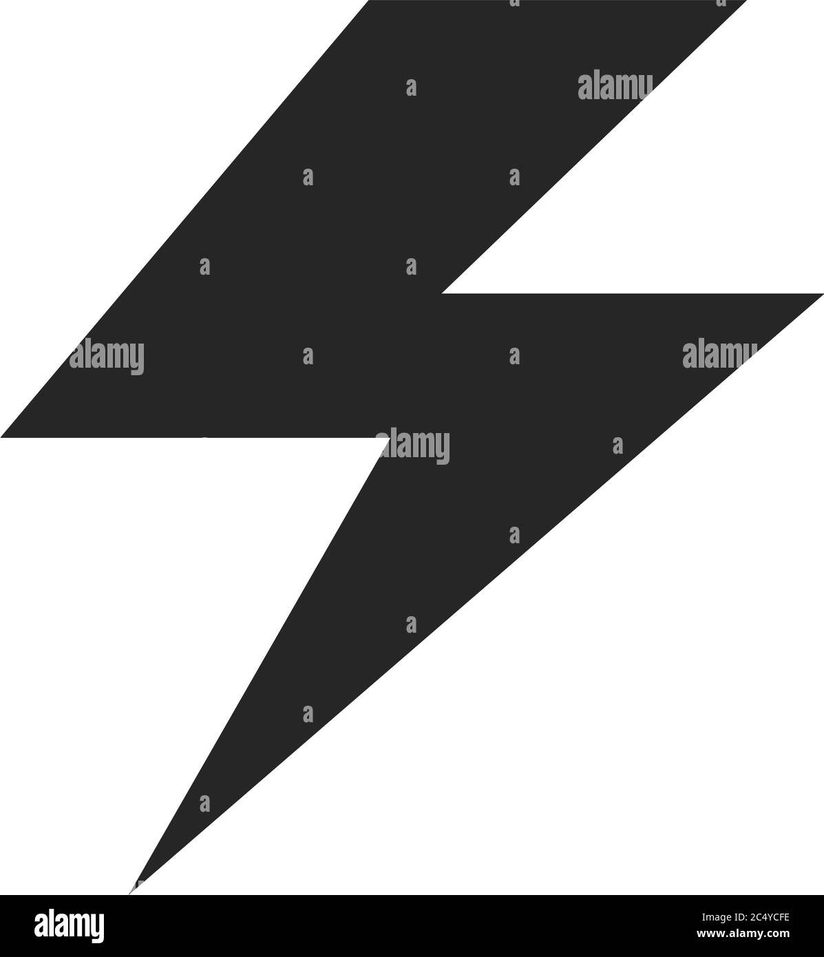 Symbole d'application électrique flash, vecteur d'icône. Fond isolé du bouton noir . Illustration de Vecteur Symbole d'application électrique flash, vecteur d'icône. Fond isolé du bouton noir . Illustration de Vecteur