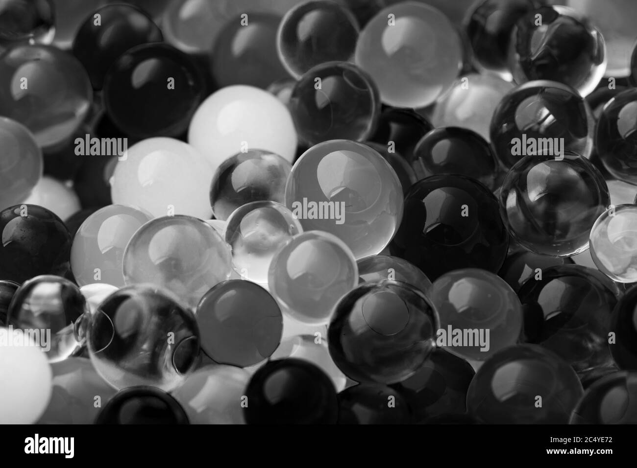 Сoloured texture de la boule, couleur de fond des perles d'hydrogel Banque D'Images