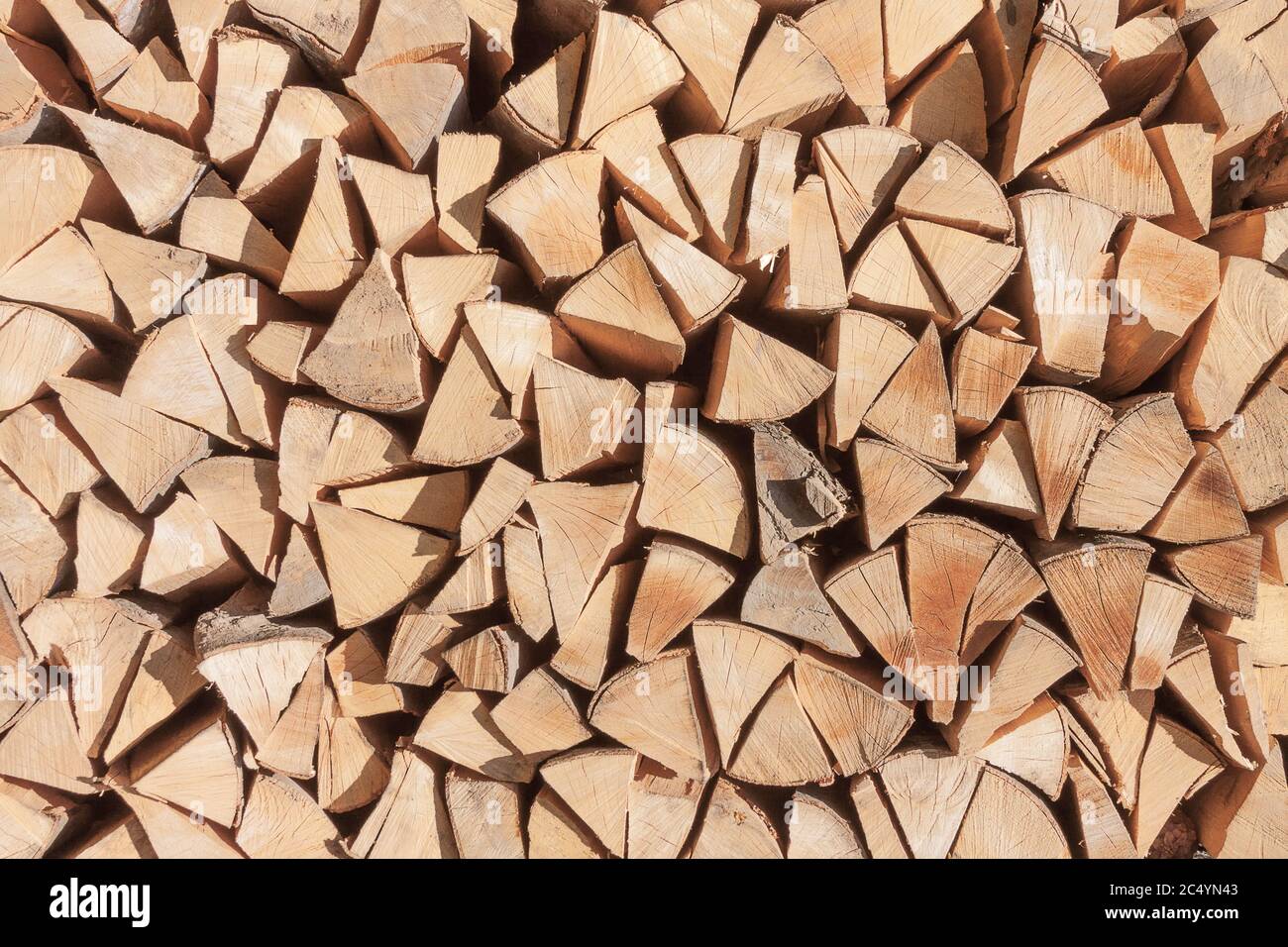 Texture de bois de tas utilisée comme arrière-plan de gros plan extrême Banque D'Images
