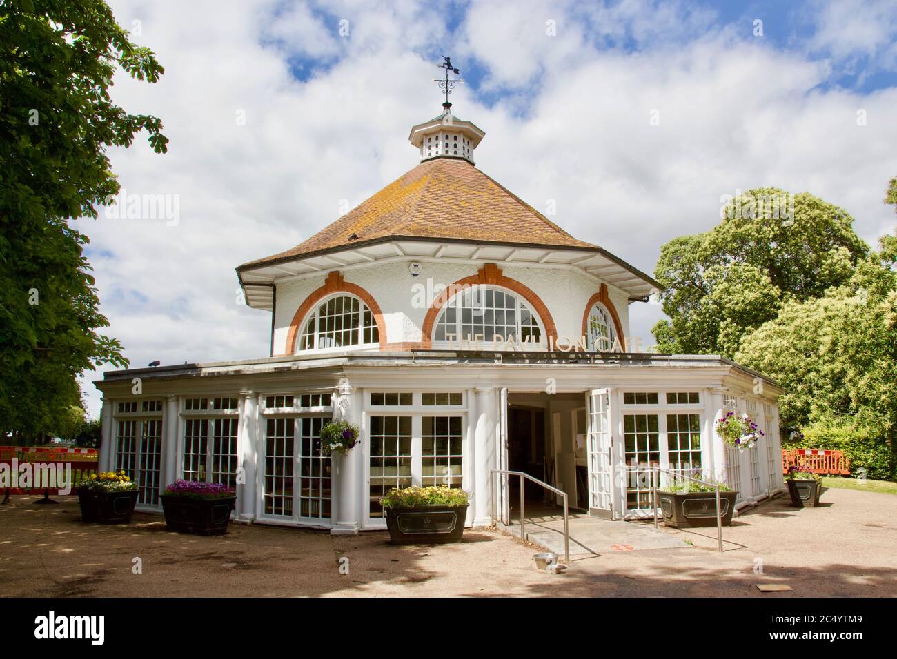 Le Pavilion Cafe de Greenwich Park Banque D'Images