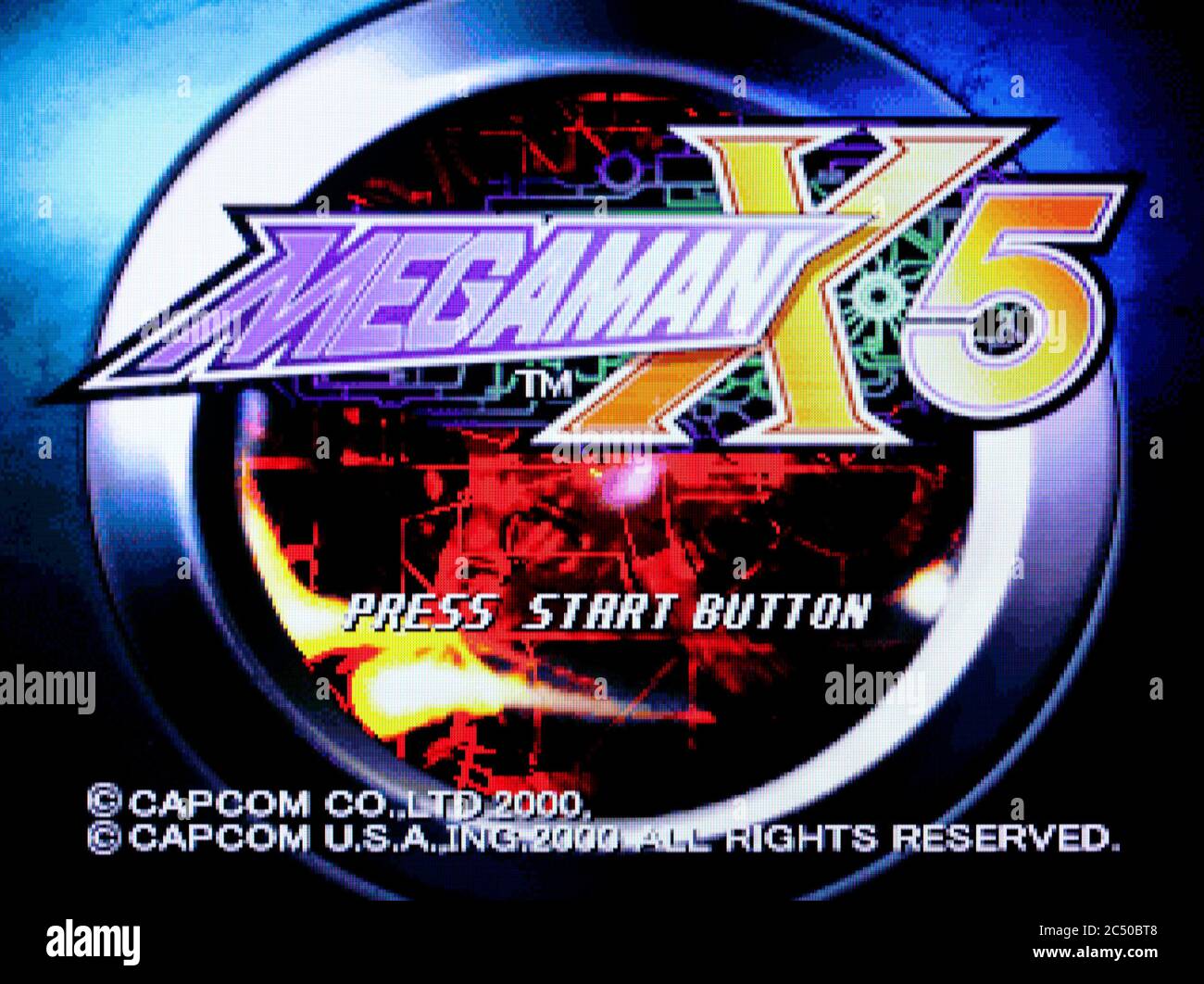 Megaman X5 - Sony PlayStation 1 PS1 PSX - usage éditorial uniquement Banque D'Images