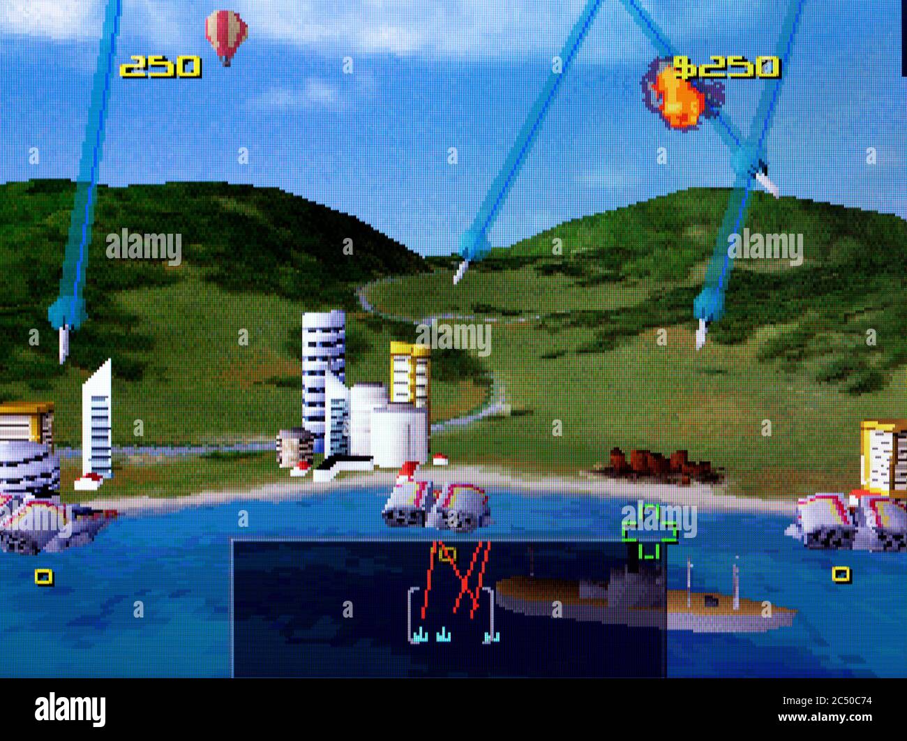 Missile Command - Sony PlayStation 1 PS1 PSX - usage éditorial uniquement Banque D'Images