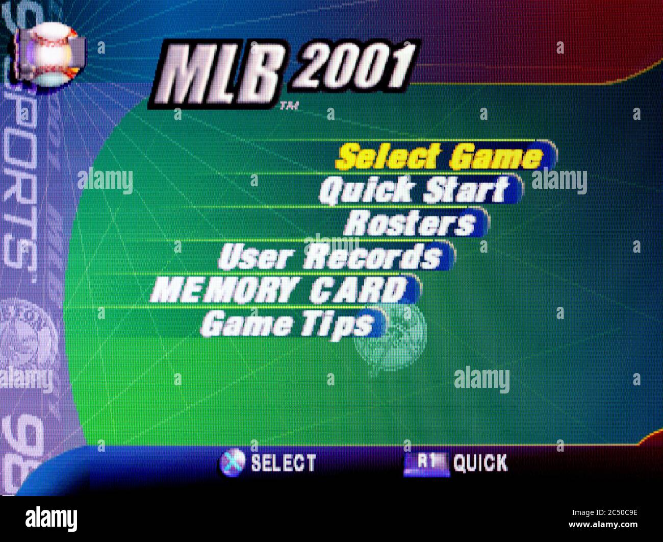 MLB 2001 - Sony PlayStation 1 PS1 PSX - usage éditorial uniquement Banque D'Images