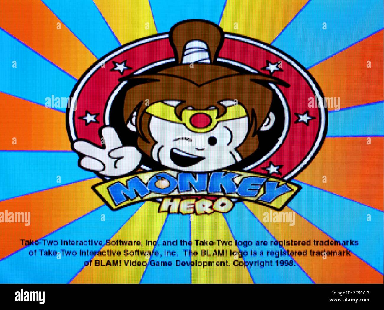 Monkey Hero - Sony PlayStation 1 PS1 PSX - usage éditorial uniquement Banque D'Images