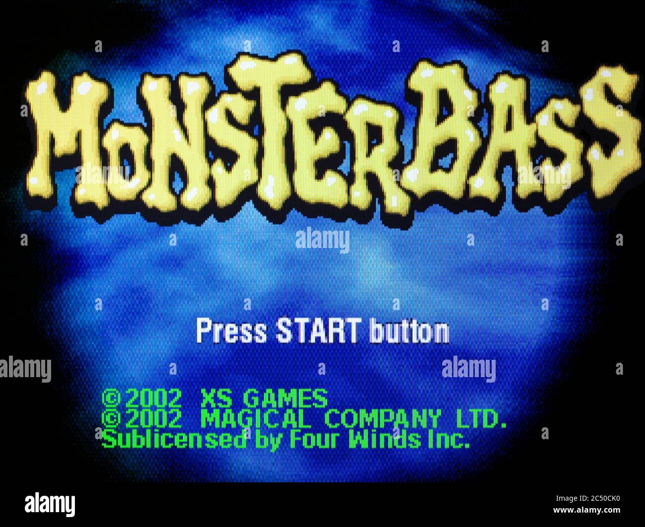 Monster Bass - Sony PlayStation 1 PS1 PSX - usage éditorial uniquement Banque D'Images