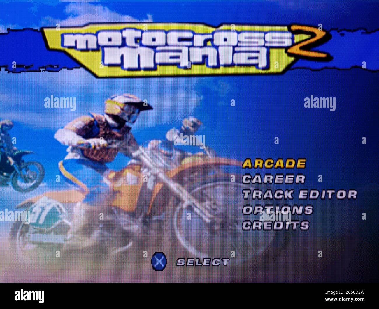 Motocross Mania 2 - Sony PlayStation 1 PS1 PSX - usage éditorial uniquement Banque D'Images