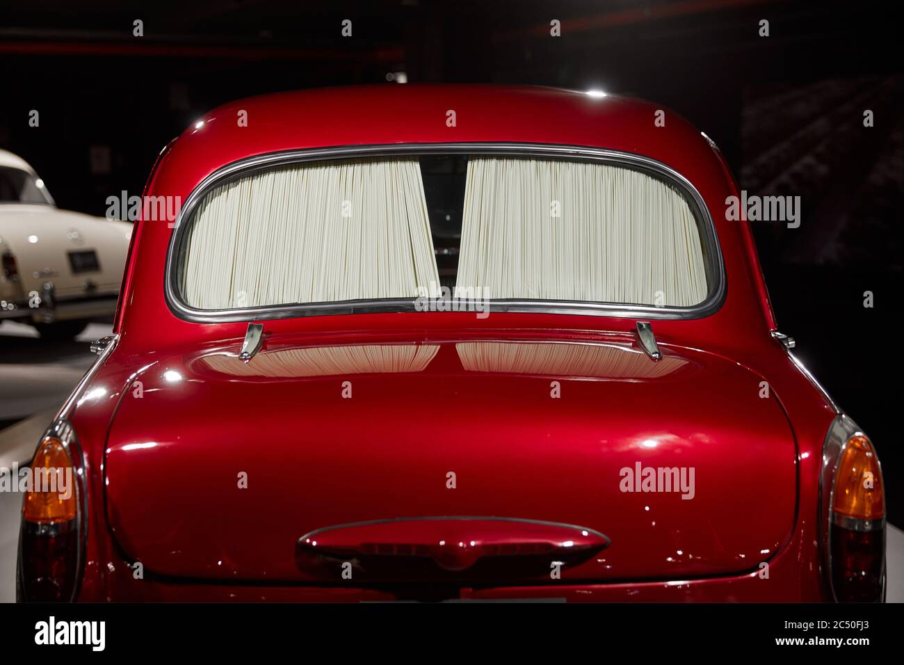 Moskvich 407 (1963). Fabriqué en URSS. Voiture rétro en exposition. Exposition de voitures classiques - Centre Heydar Aliyev, Bakou, Azerbaïdjan - 26,04,2017 Banque D'Images