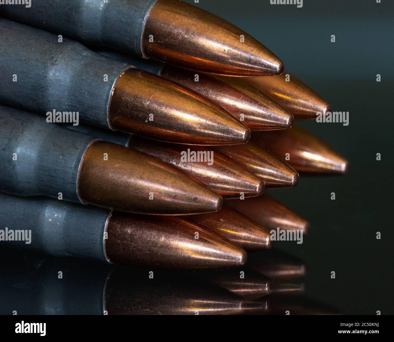 Un paquet de 7,62 x 39 munitions Banque D'Images