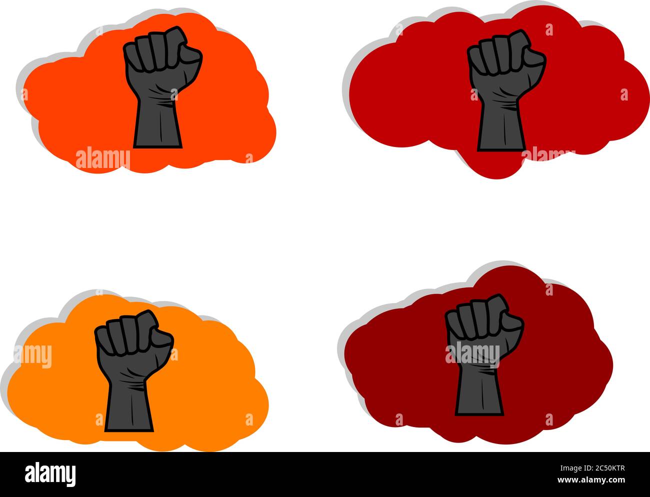 Le symbole de la main pour la vie noire est important pour protester aux États-Unis contre la violence envers les Noirs. Toutes les vies noires ont leur importance. Message de protestation. Vintage à la main s Banque D'Images