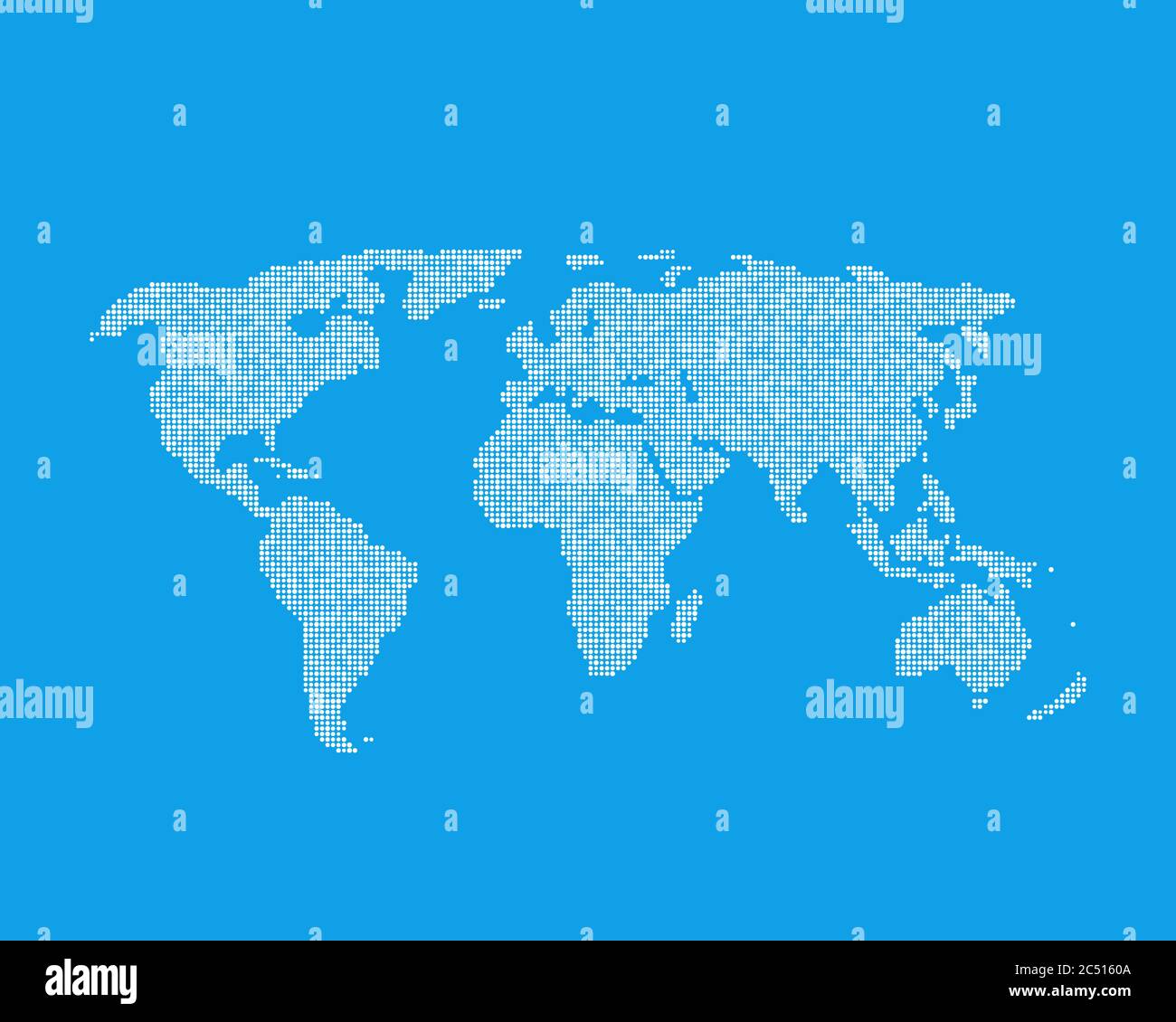 carte mondiale blanche comme élément graphique Illustration de Vecteur