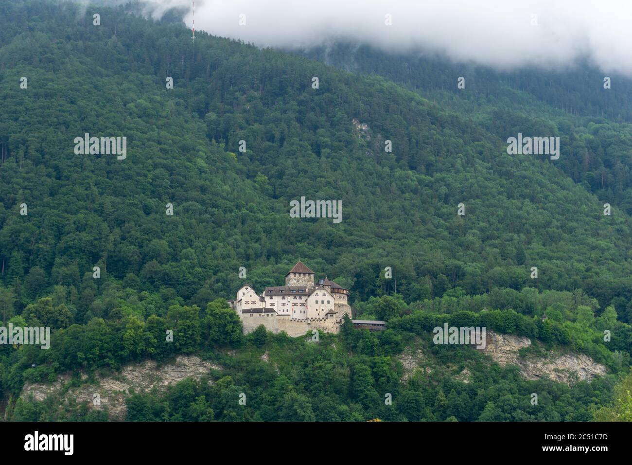 Vaduz, FL / Liechtenstein - 16 juin 2019 : une vue de l'historique château de Vaduz au Liechtenstein Banque D'Images